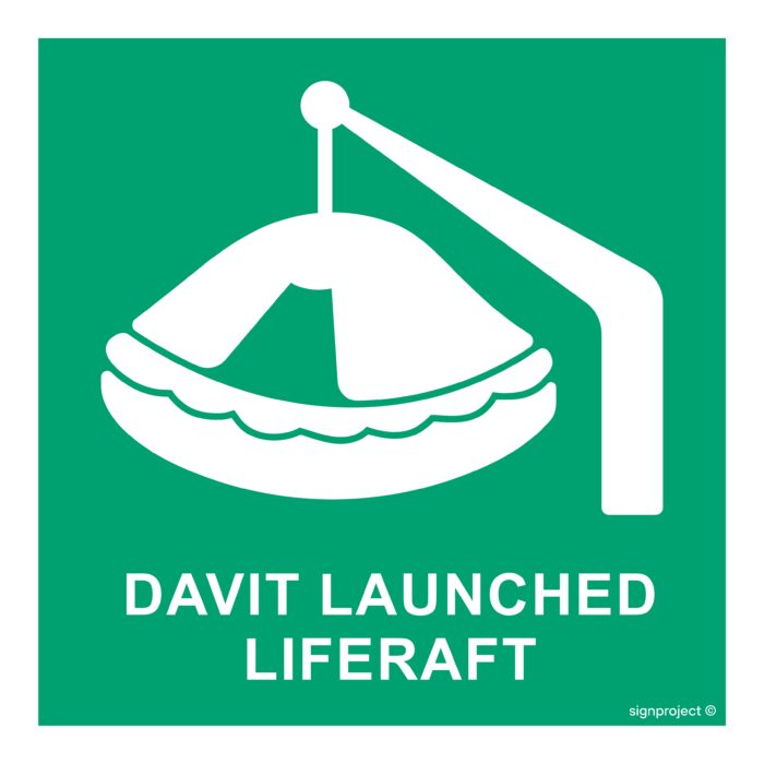 FB008 Davit launched liferaft