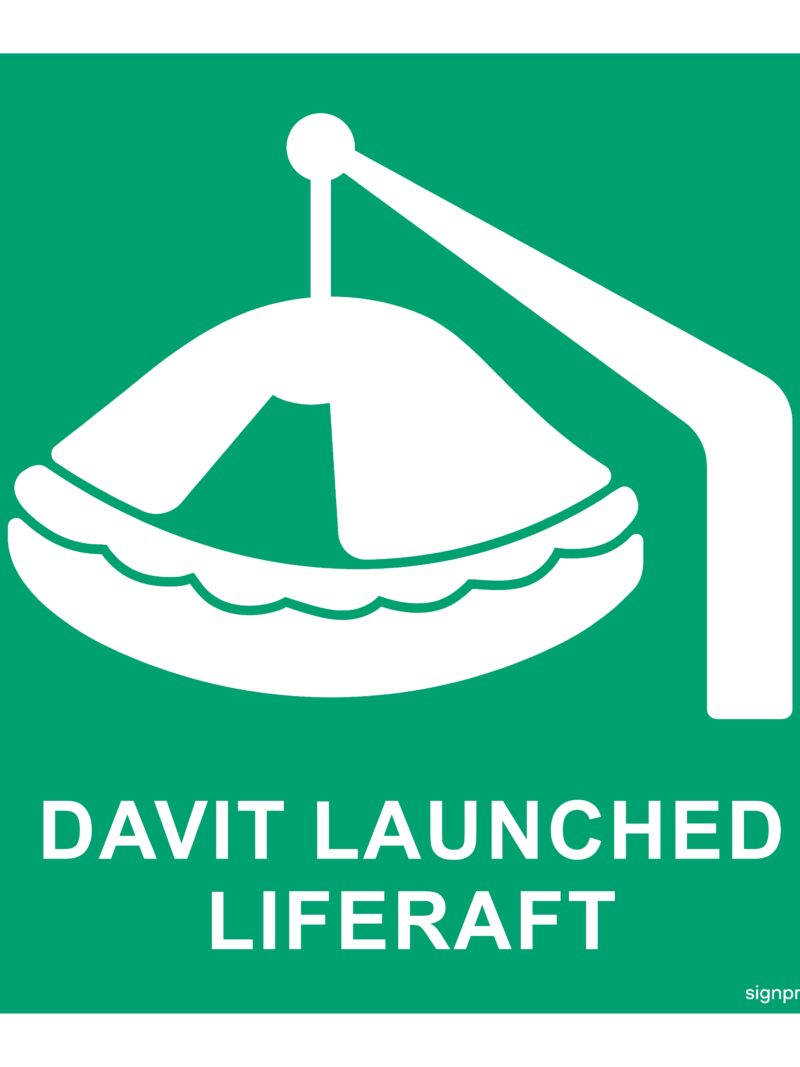 FB008 Davit launched liferaft