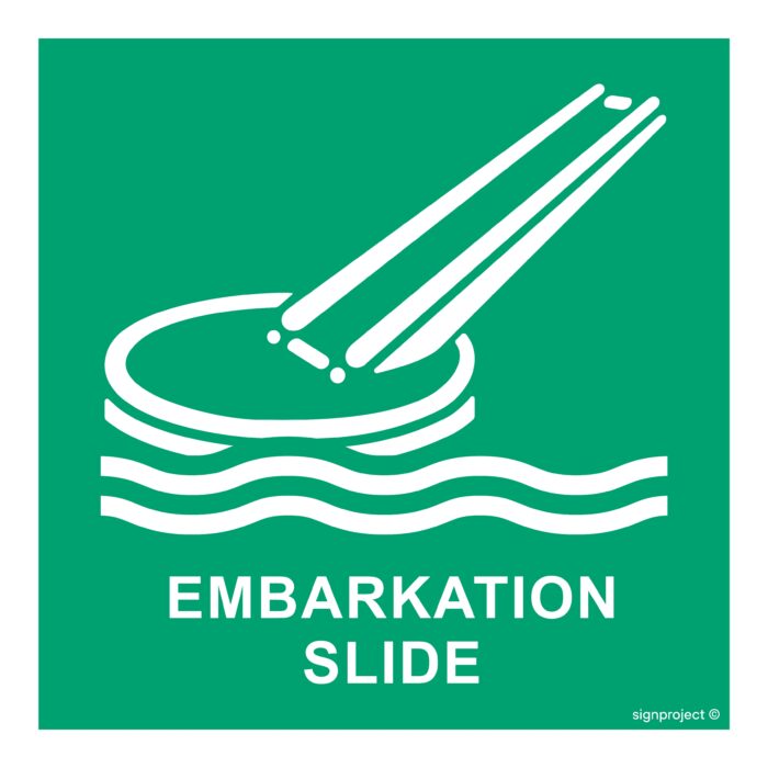 FB012 Embarkation slide