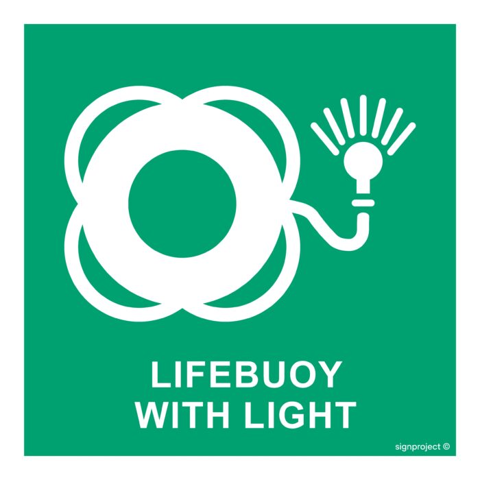 FB018 Lifebuoy with light