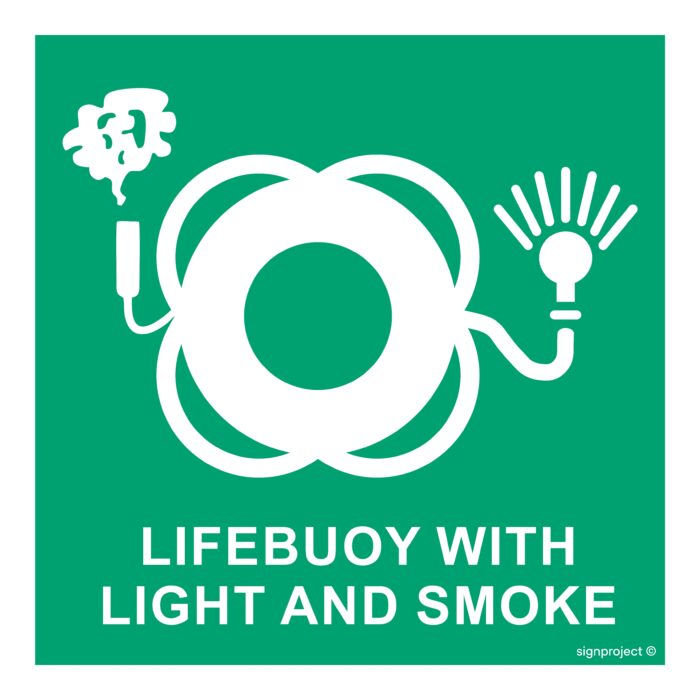 FB020 Lifebuoy with light and smoke