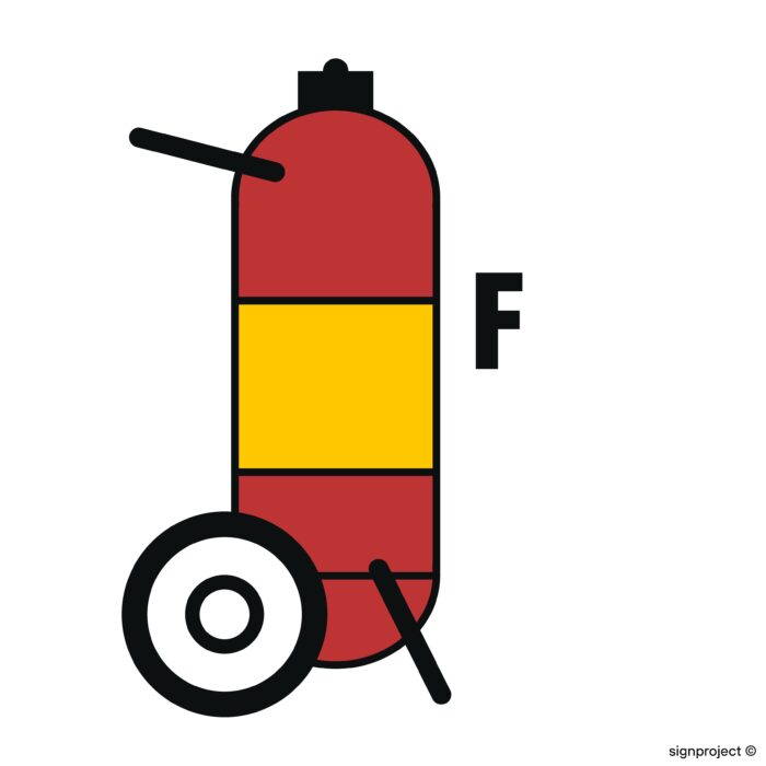 FE101 CO 2 wheeled fire extinguisher