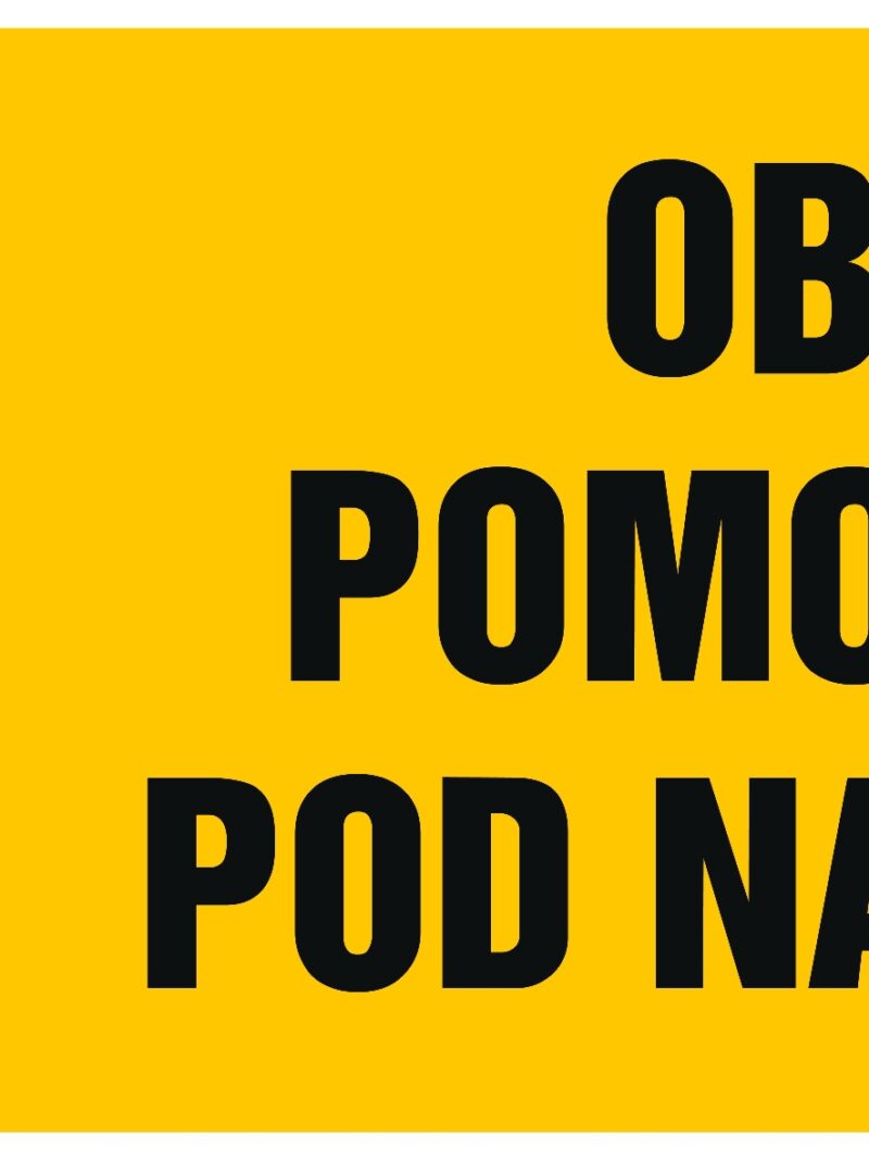 HB010 Obwód pomocniczy pod napięciem - arkusz 8 naklejek - arkusz 8 naklejek