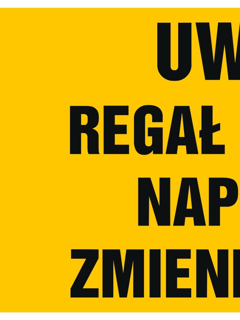 HB025 Uwaga regał zasilany napięciem zmiennym 253 V - arkusz 8 naklejek - arkusz 8 naklejek