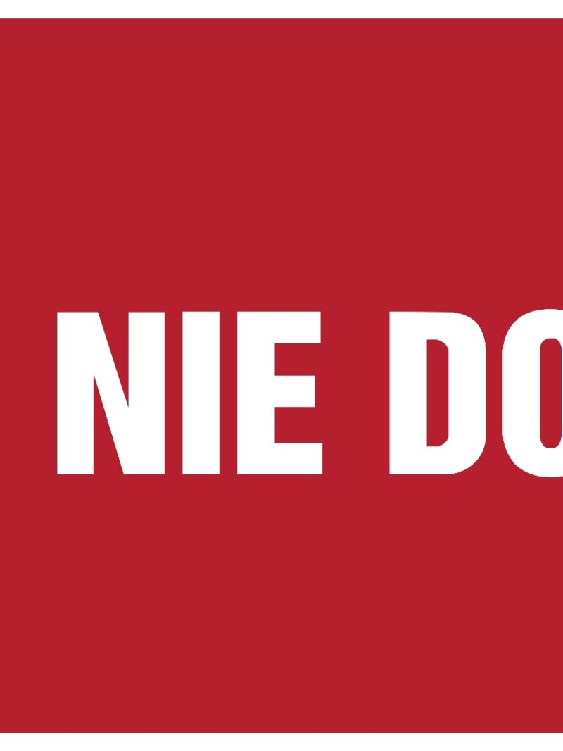 HD007 Nie dotykać