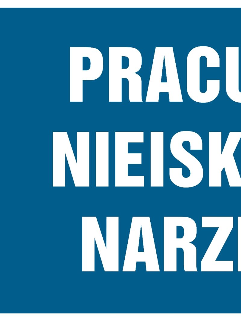 HF012 Pracuj tylko nieiskrzącymi narzędziami - arkusz 8 naklejek - arkusz 8 naklejek