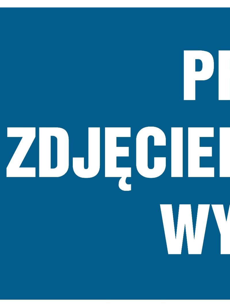 HF014 Przed zdjęciem ochrony wyłącz - arkusz 8 naklejek - arkusz 8 naklejek