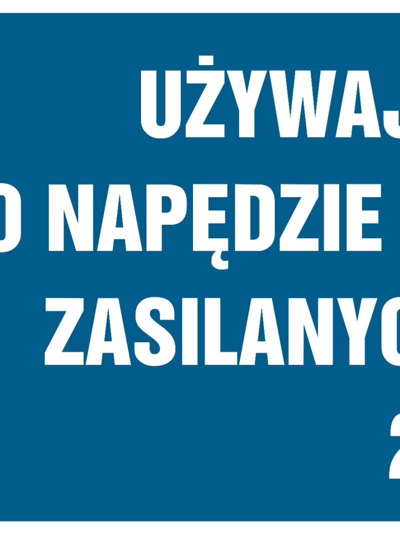 HF016 Używaj narzędzi o napędzie elektrycznym zasilanym napięciem 24V - arkusz 8 naklejek - arkusz 8 naklejek