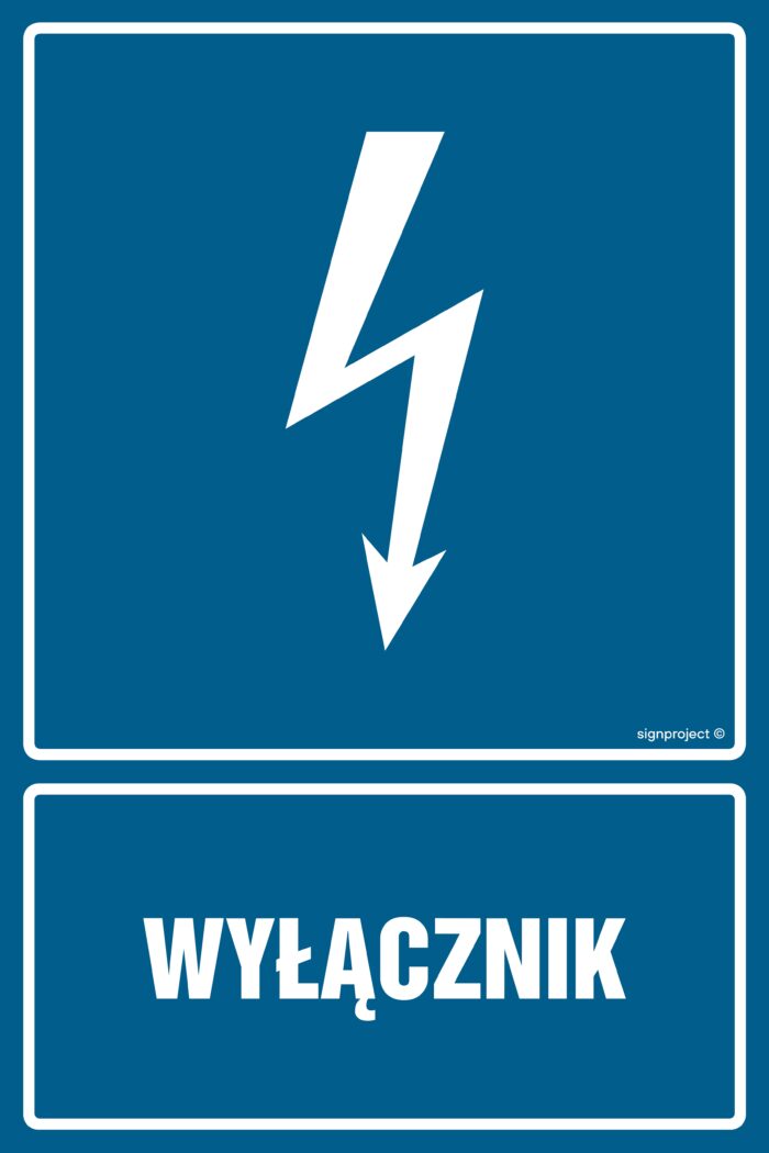 HG009 Wyłącznik - arkusz 9 naklejek