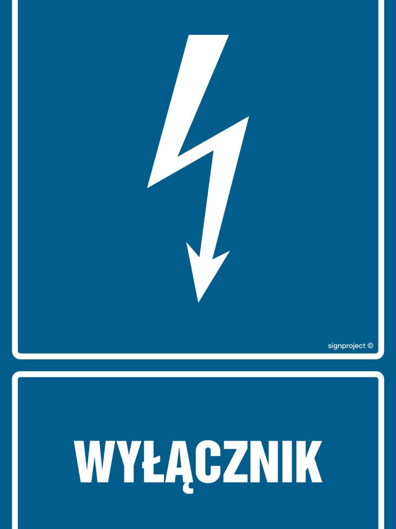 HG009 Wyłącznik - arkusz 9 naklejek