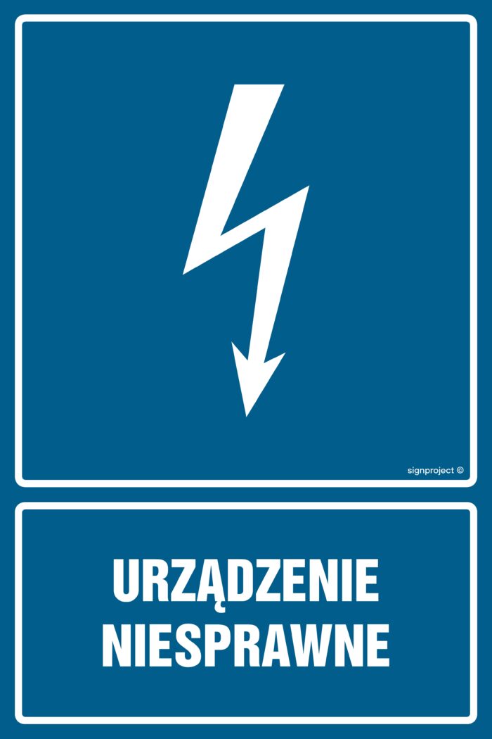 HG018 Urządzenie niesprawne - opakowanie 10 sztuk