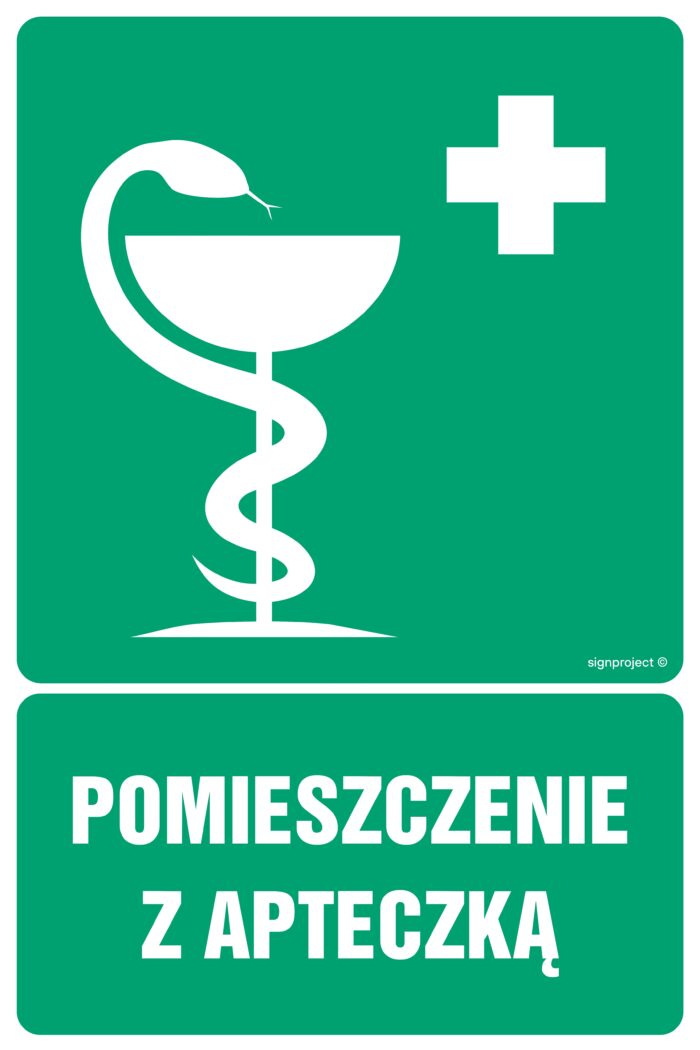 GI013 Pomieszczenie z apteczką - opakowanie 10 sztuk