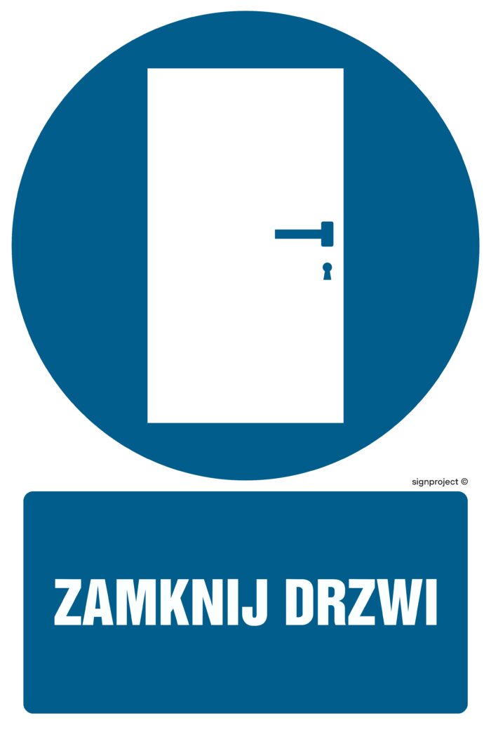 GL034 Zamknij drzwi - opakowanie 10 sztuk