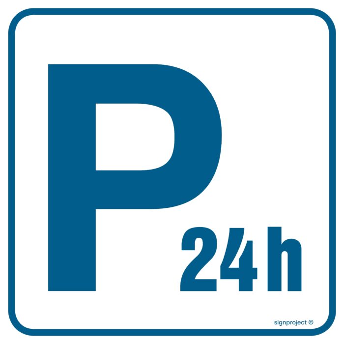 RA075 Parking płatny - czynny całą dobę