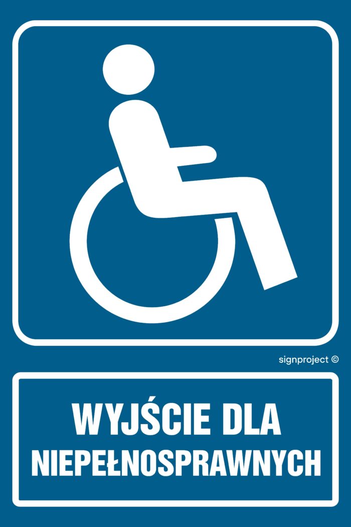 RB029 Wyjście dla niepełnosprawnych