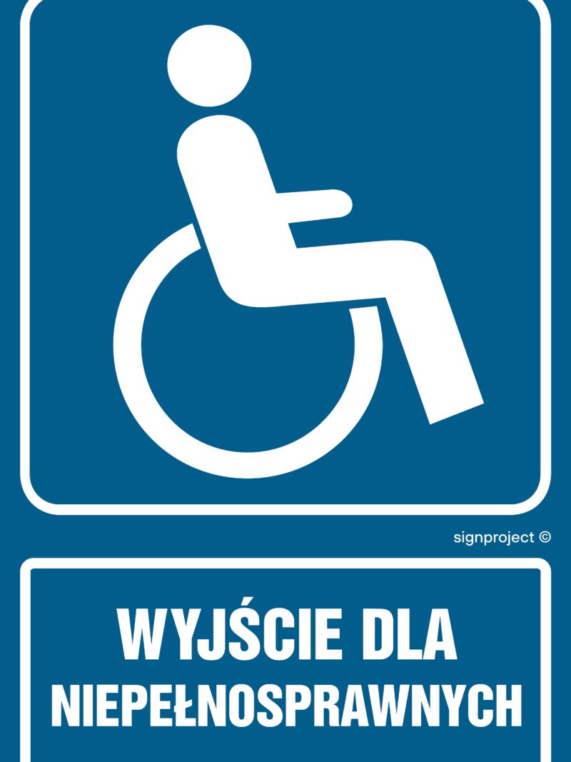 RB029 Wyjście dla niepełnosprawnych