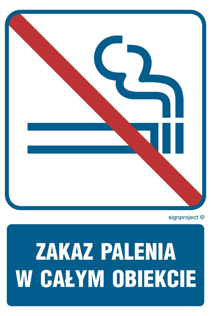 RB504 Zakaz palenia w całym obiekcie