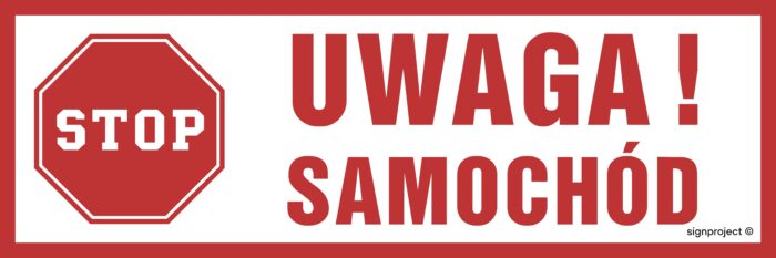 SA028 Uwaga samochód