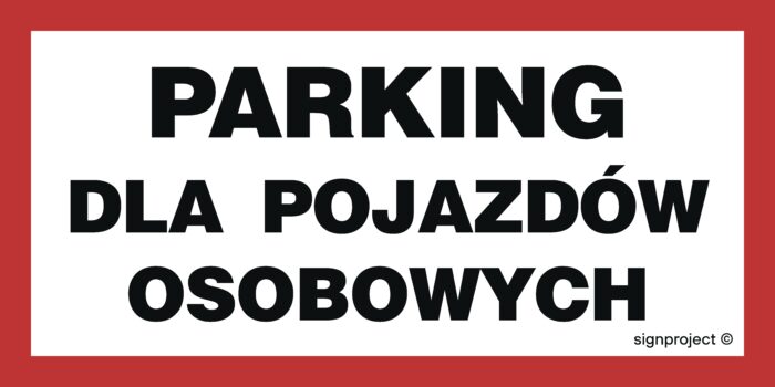 SA045 Parking dla pojazdów osobowych