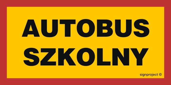 SA049 Autobus szkolny