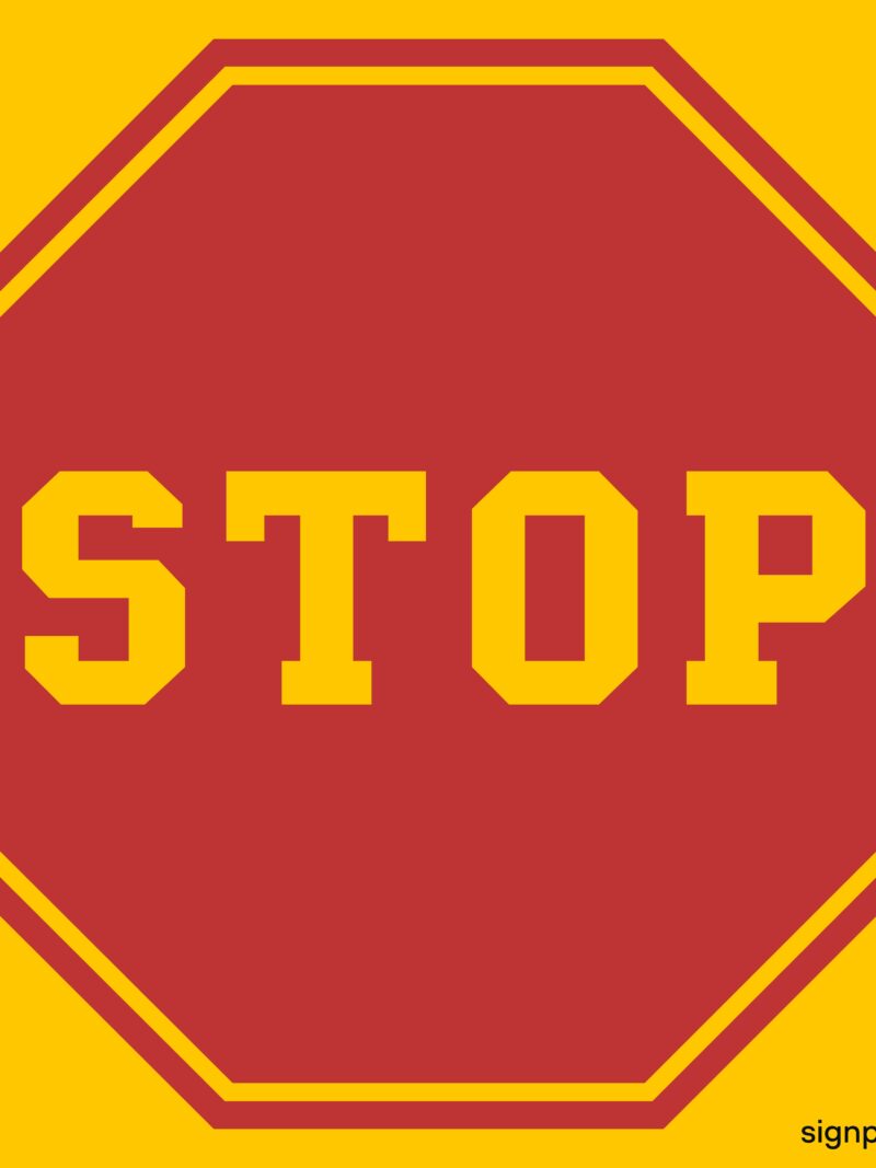 SA050 STOP (tablica do oznaczenia autobusu szkolnego)