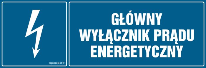 HH015 Główny wyłącznik energetyczny prądu - arkusz 8 naklejek - arkusz 8 naklejek