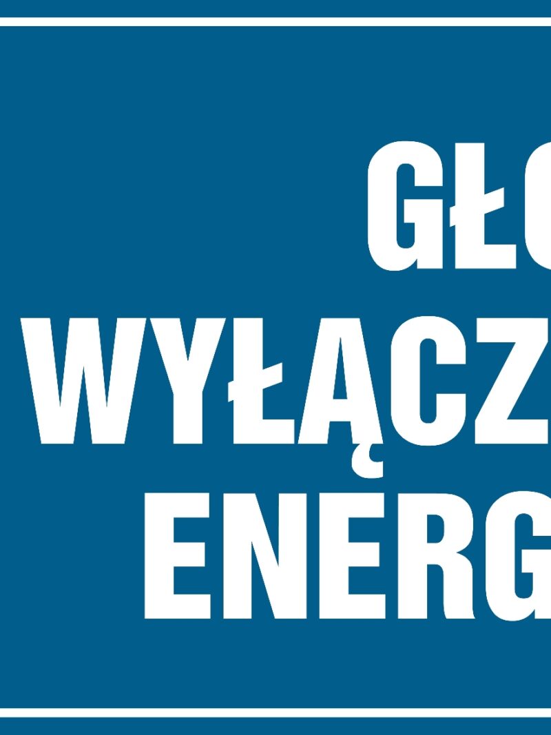 HH015 Główny wyłącznik energetyczny prądu - arkusz 8 naklejek - arkusz 8 naklejek