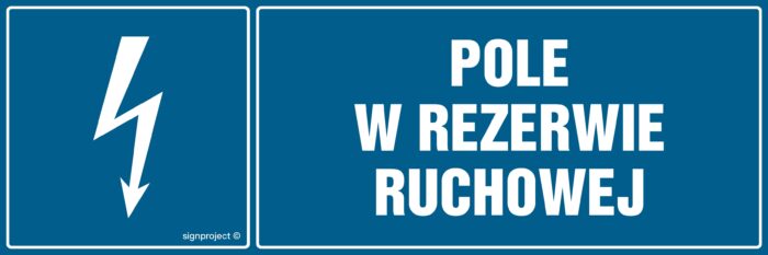 HH047 Pole w rezerwie ruchowej - arkusz 8 naklejek - arkusz 8 naklejek