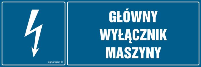 HH056 Główny wyłącznik maszyny - arkusz 8 naklejek - arkusz 8 naklejek