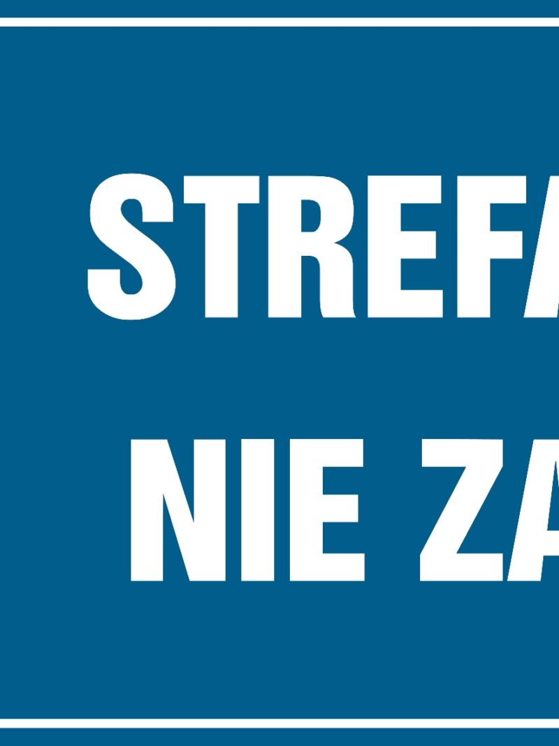 HH058 Strefa pracy nie załączać! - arkusz 8 naklejek - arkusz 8 naklejek