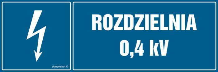 HI006 Rozdzielnia 0.4 kV - arkusz 8 naklejek - arkusz 8 naklejek