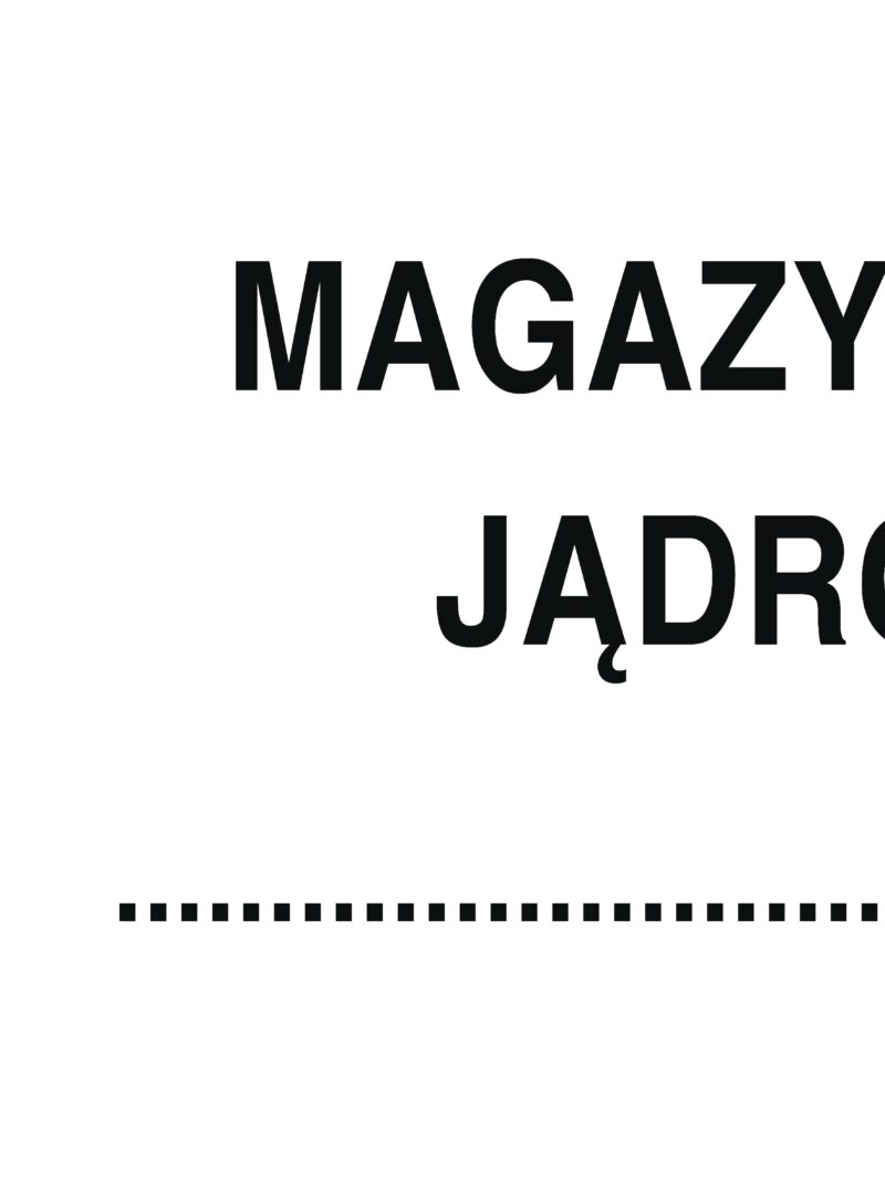 KA015 Znak ostrzegawczy do oznakowania magazynu paliwa jądrowego