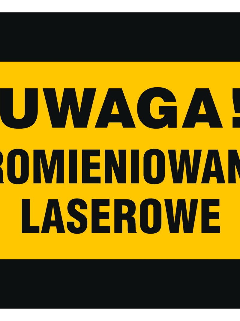 KB002 Uwaga! Światło laserowe