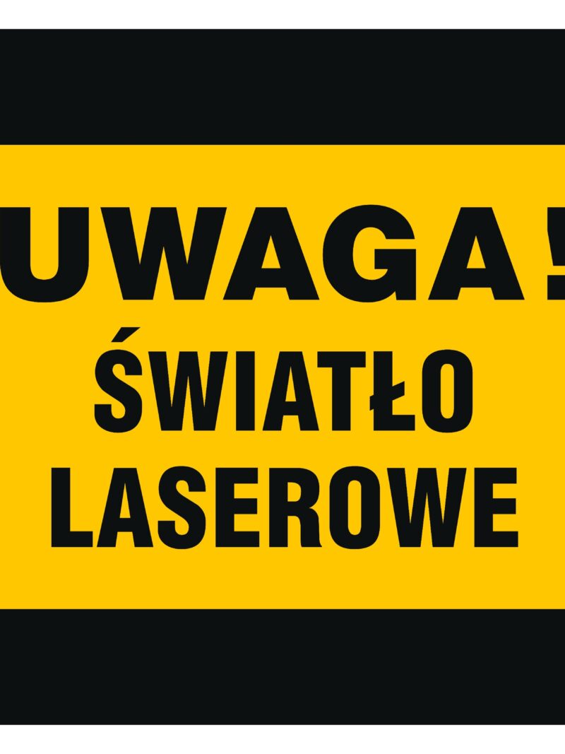 KB003 Uwaga! Otwór wyjściowy lasera