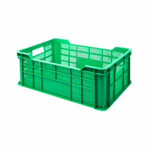 Skrzynka plastikowa n-220 do owoców, warzyw i grzybów 600x400x220 mm