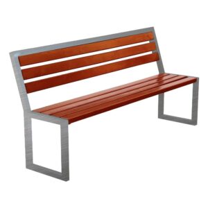 Ławka Modern Inox ze stali nierdzewnej