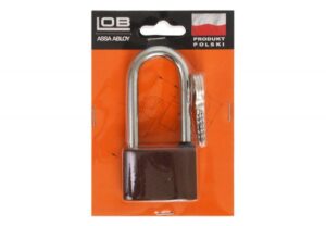 Kłódka LOB żeliwna 50 KS52 pałąk 100 mm BLISTER