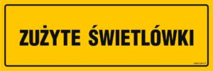NC126 Zużyte świetlówki