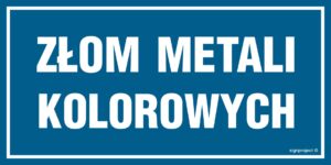 OA115 Złom metali kolorowych
