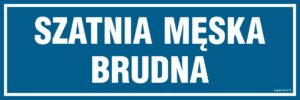 PA304 Szatnia męska brudna
