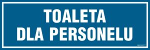 PA315 Toaleta dla personelu