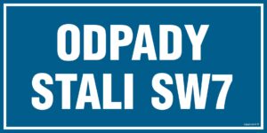 PA532 Odpady stali SW7 - 6 naklejek