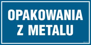PA537 Opakowania z metalu - 6 naklejek