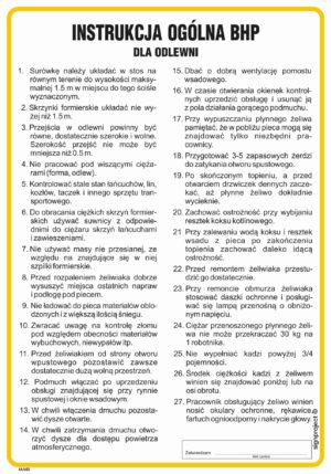 IAA03 Instrukcja BHP dla odlewni