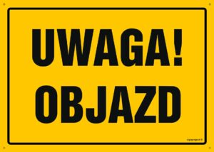 OA002 Uwaga! Objazd