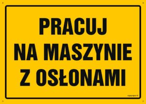 OA032 Pracuj na maszynie z osłonami