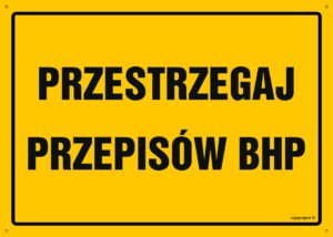 OA035 Przestrzegaj przepisów BHP