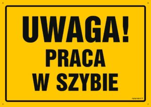 OA061 Uwaga! Praca w szybie
