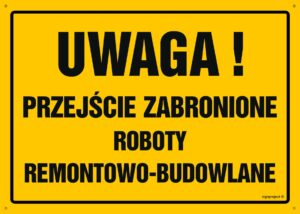 OA069 Uwaga! Przejście zabronione