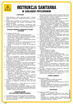 IAA43 Instrukcja sanitarna w zakładzie fryzjerskim